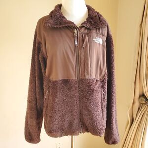 The North Face Fuzzy Brown Fleece Denali Women's Jacket Size M